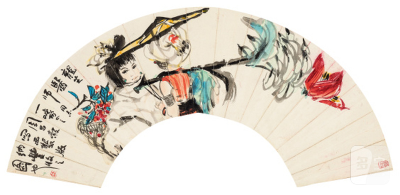 周昌谷 1929-1985 傣族姑娘
